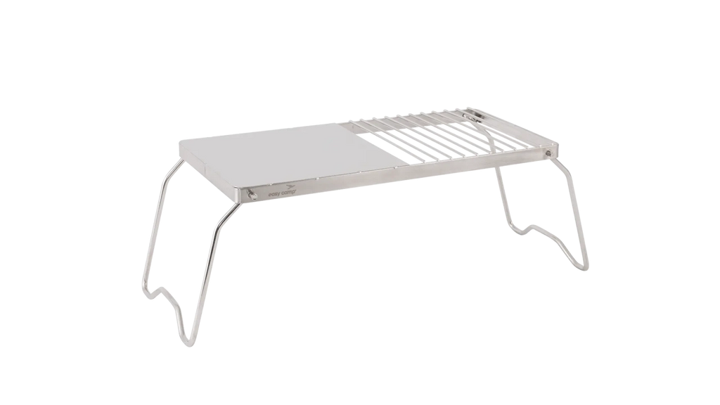 easy camp campfire grill trivet for open fire cooking