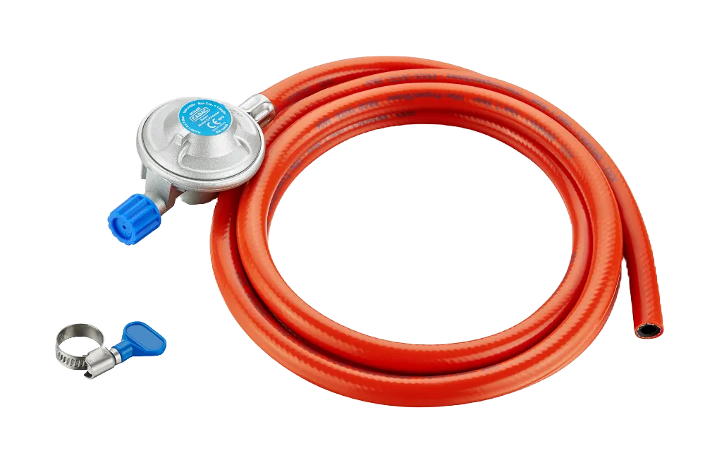 cadac campingaz butane gas regulator and hose assembly
