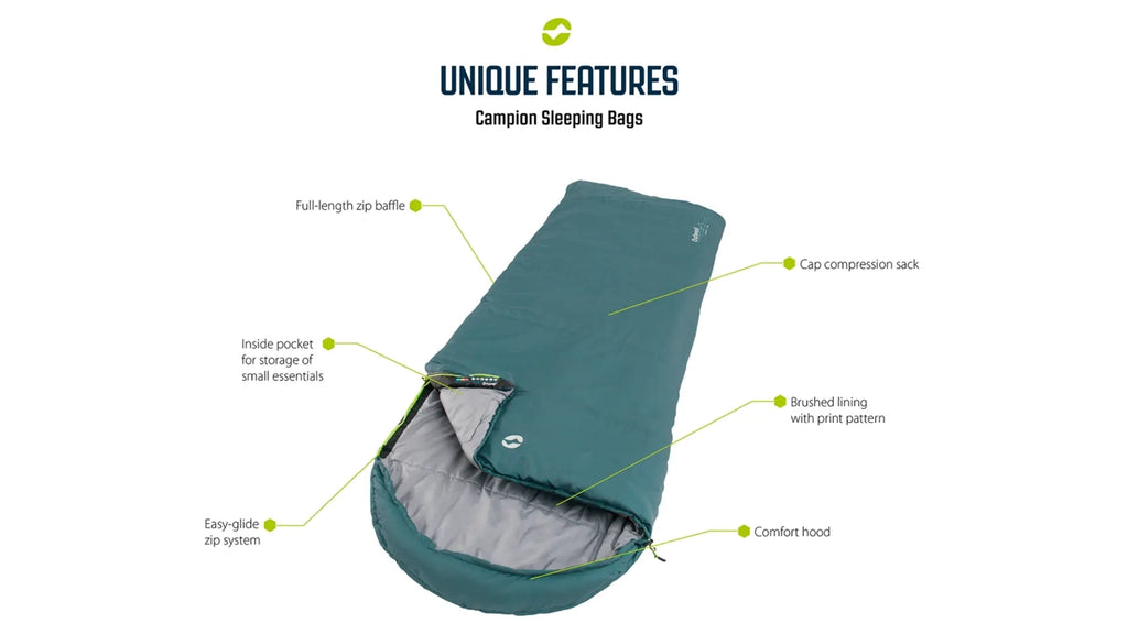 Outwell Campion Lux Double Sleeping Bag