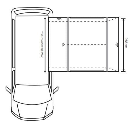 Outdoor Revolution Cayman AIR T2 Low Campervan Driveway Awning