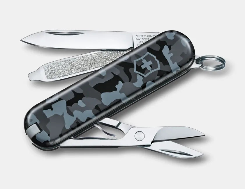 Victorinox Classic SD Swiss Army Knife Camo Grey