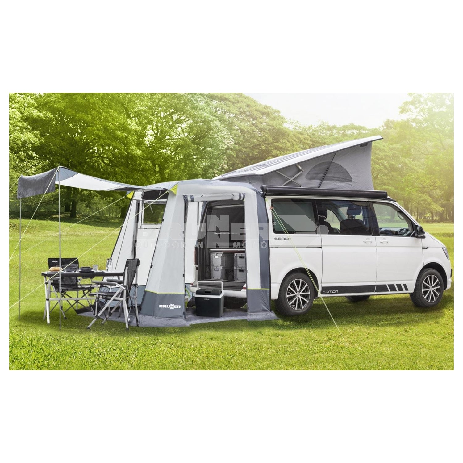 brunner comet tailgate awning for vw t5 and t6