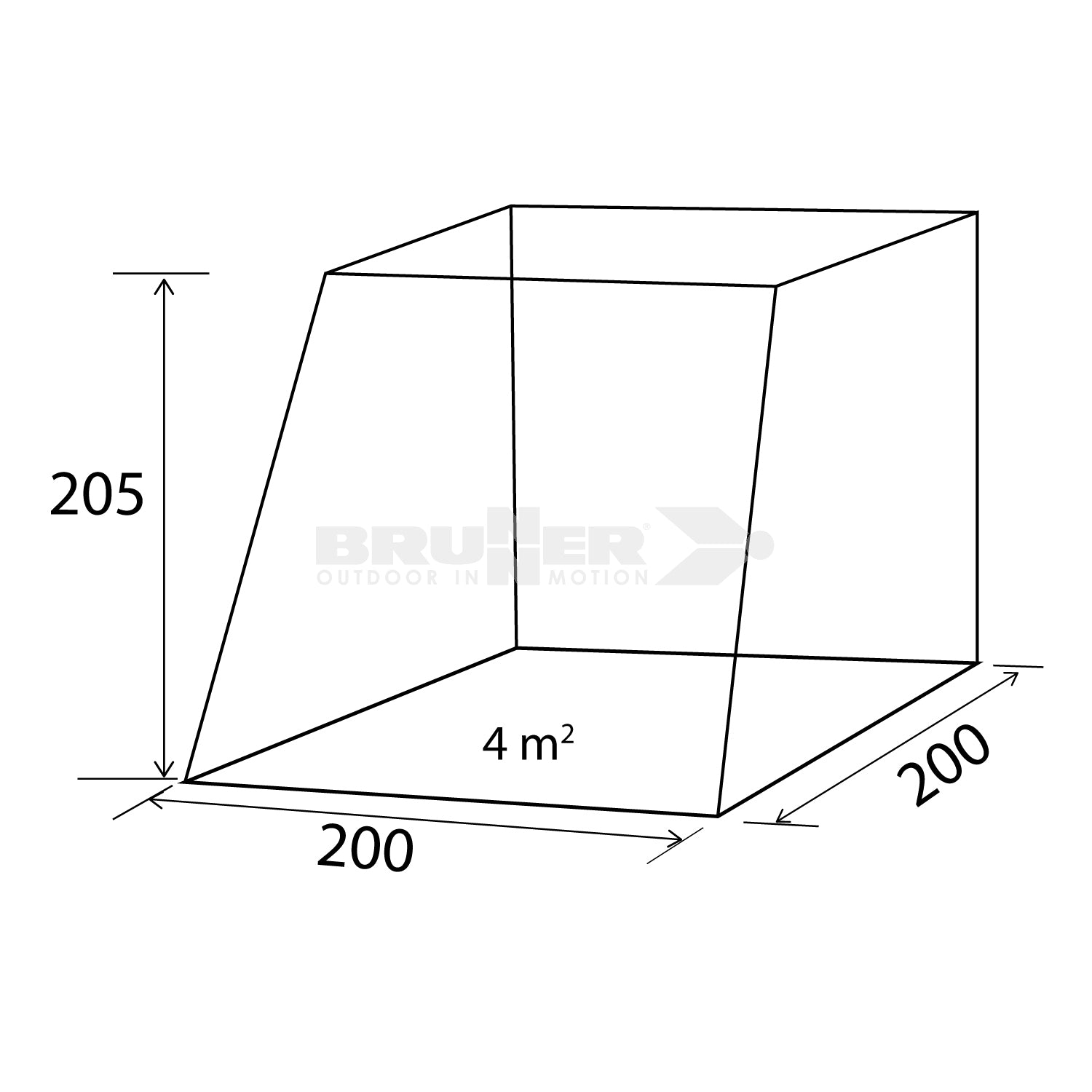 Brunner Comet VW T5/T6 Tailgate Awning