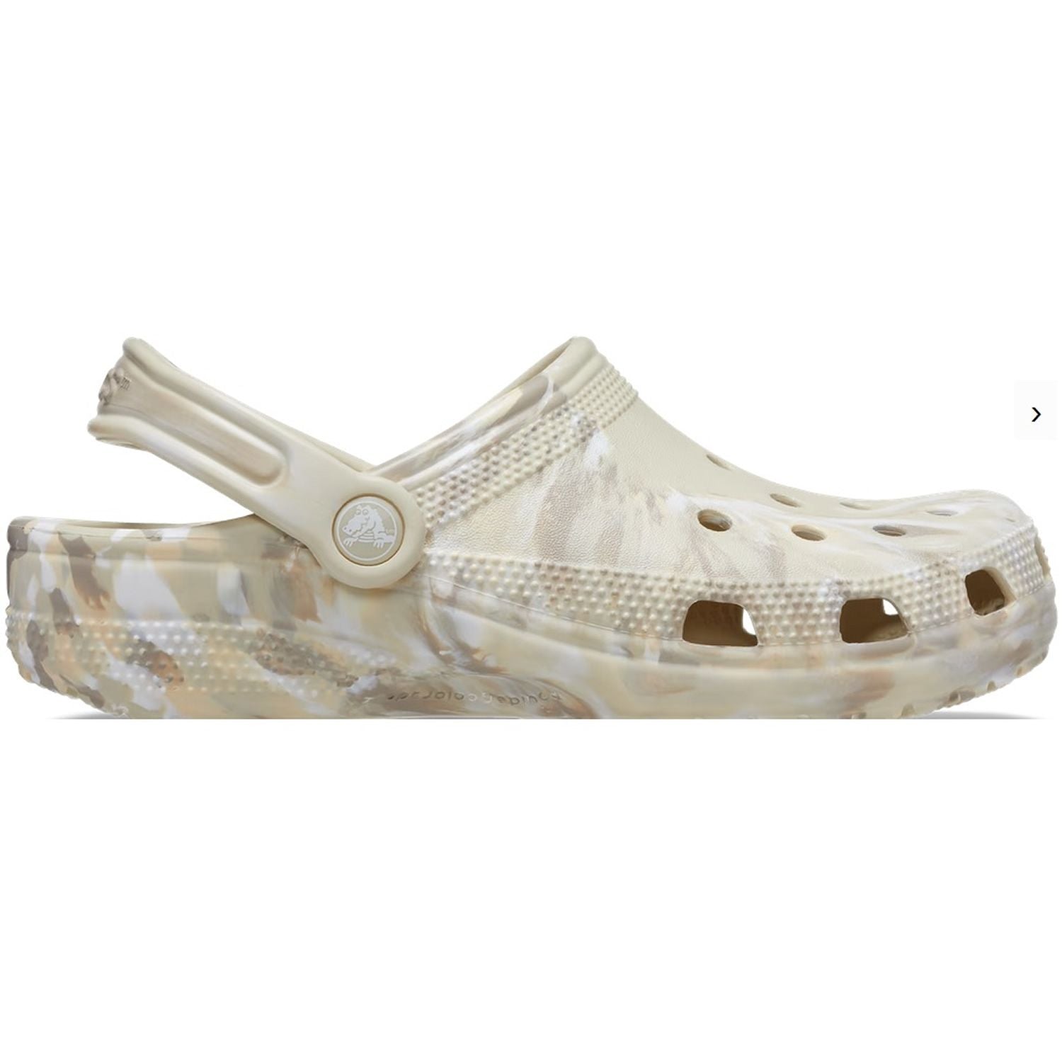 crocs classic marbled clog