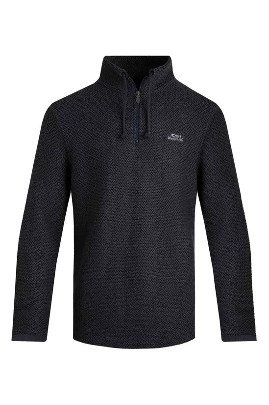 Weird Fish Cruiser 1/4 Zip Macaroni Sweat Shirt