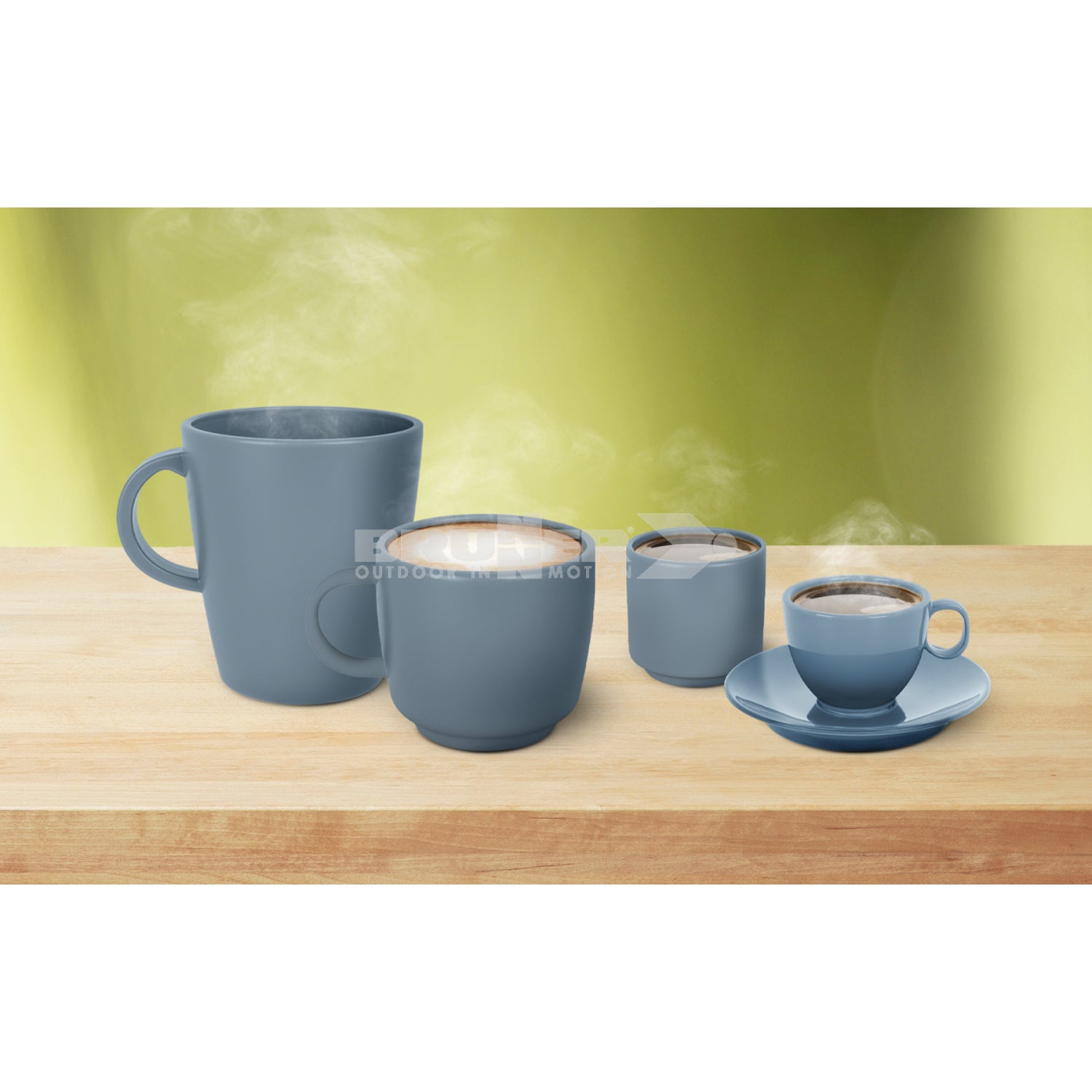 Brunner ABS Anti Slip Resylin Mug 30cl Dolomit Blue