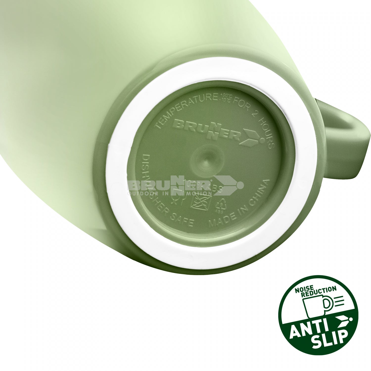 Brunner ABS Anti Slip Resylin Mug 30cl Dolomit Green