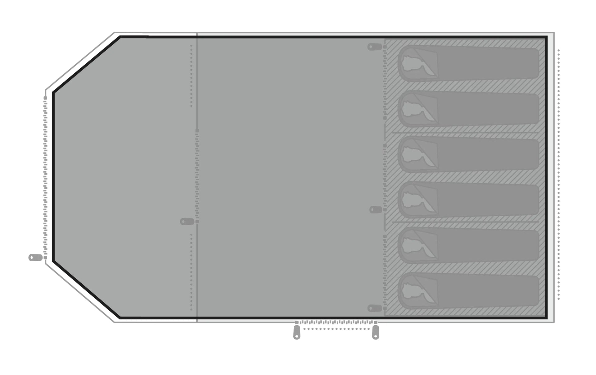 Easy Camp Sola 6 Tent Footprint