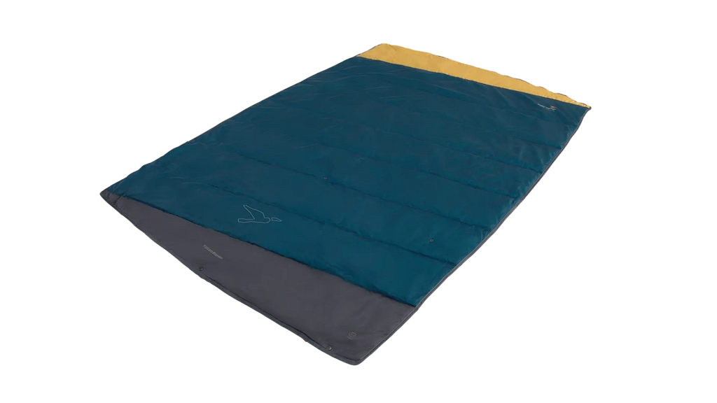 easycamp falcon lightweight camping blanket blue