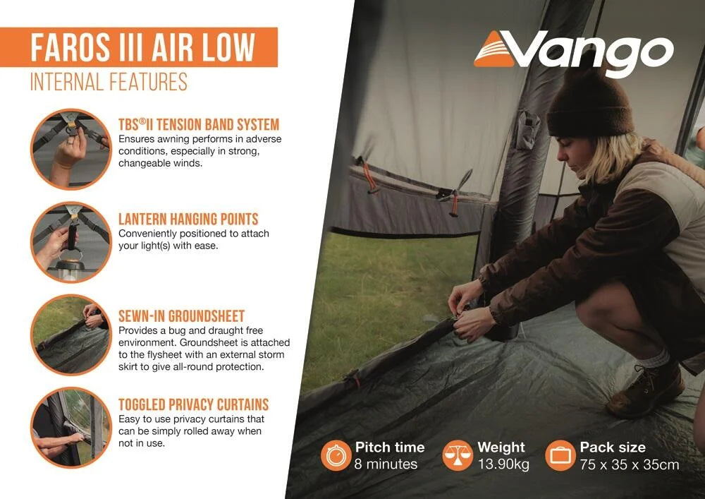 Vango Faros III Air low Driveaway Awning