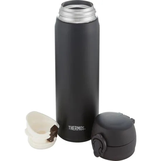 Thermos Super Light Direct Drink Flask 470ml Matt Black Thermos Super Light Direct Drink Flask 470ml Matt Black