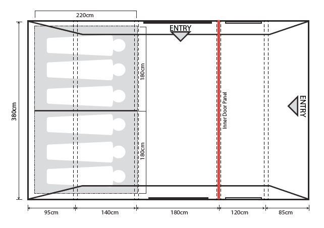 Outdoor Revolution Atom 600 AIR Tent