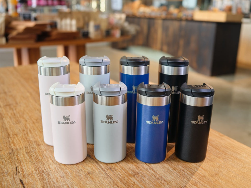 Mug Isotherme Stanley Aerolight Transit 0.47L Rose Quartz - 6h Chaud - 8h Froid - Couvercle Étanché Et Verrouillable