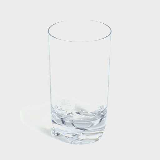Quest Everlasting Clear Acrylic High Tumbler 440ml