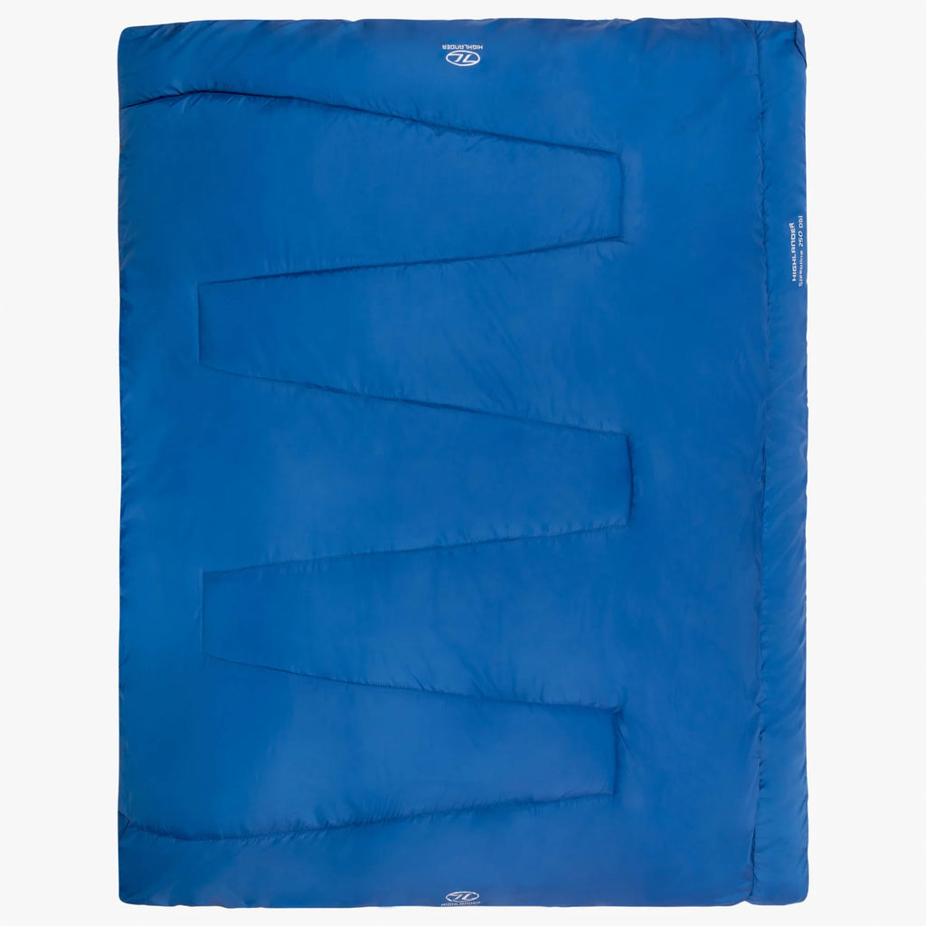 Highlander Sleepline 250 Double Sleeping Bag Royal Blue