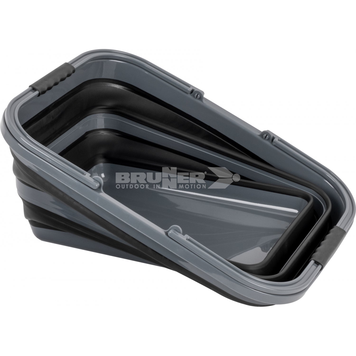 Brunner Holdall Fold Away Collapsible Basket Black