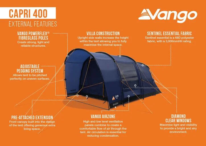 Vango Capri 400 Poled Tent