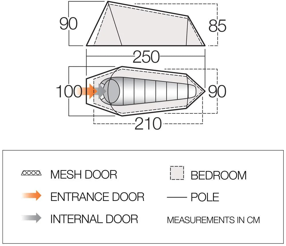 Vango Soul 100 Lightweight Tent