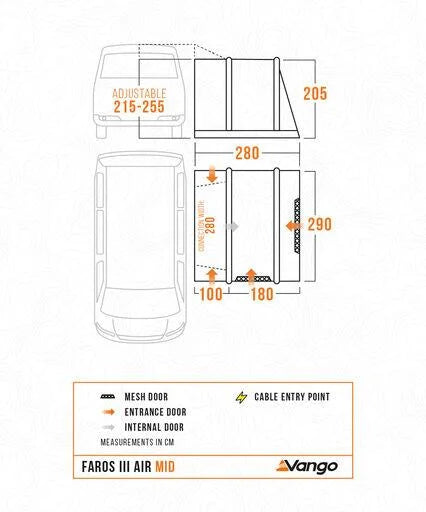 Vango Faros III AIR Mid Driveaway Awning