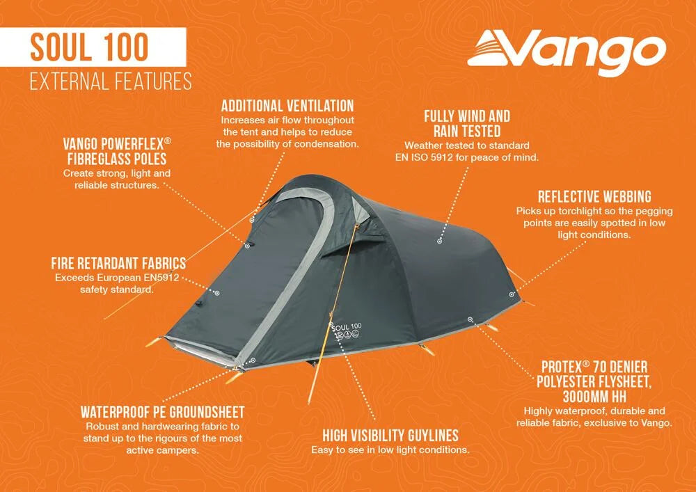 Vango Soul 100 Lightweight Tent