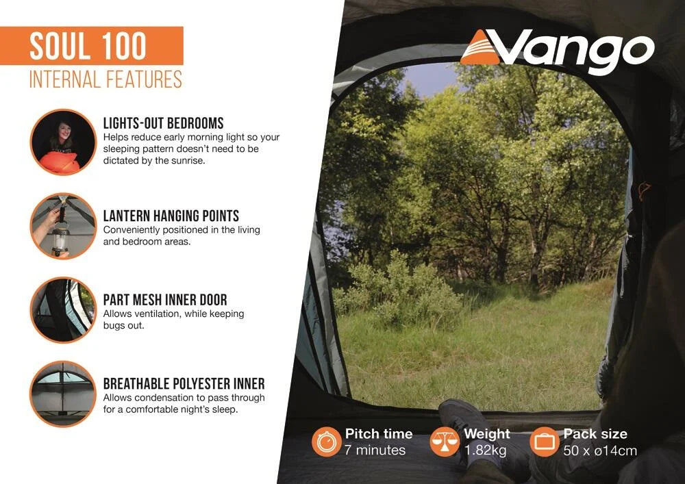 Vango Soul 100 Lightweight Tent