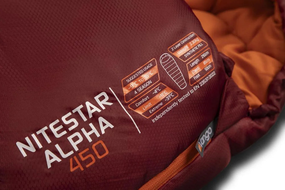 Vango Nitestar Alpha 450 Mummy Sleeping Bag