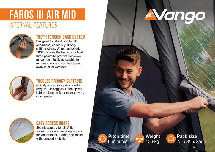 Vango Faros III AIR Mid Driveaway Awning