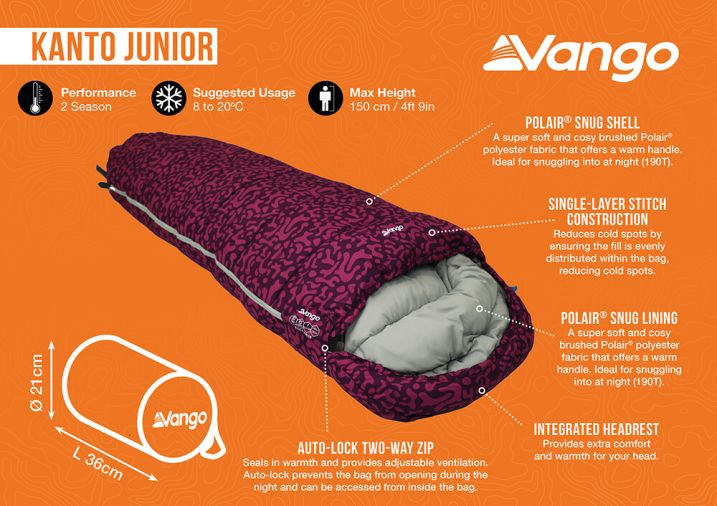 Vango Kanto Junior Sleeping Bag