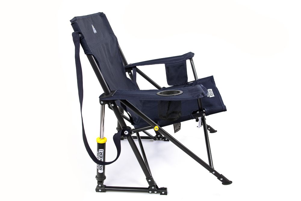 GCI Kickback Rocker Camping Chair Indigo Blue
