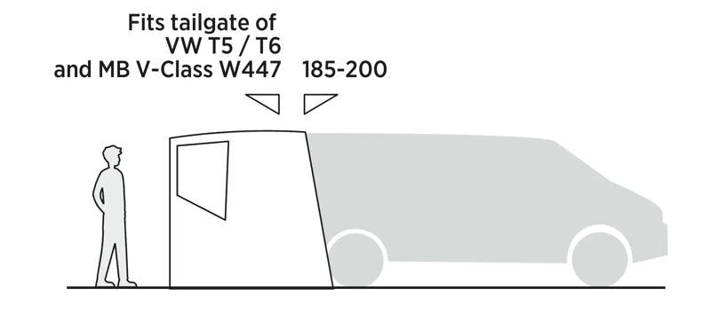 Easycamp Krossbu Campervan Tailgate Awning