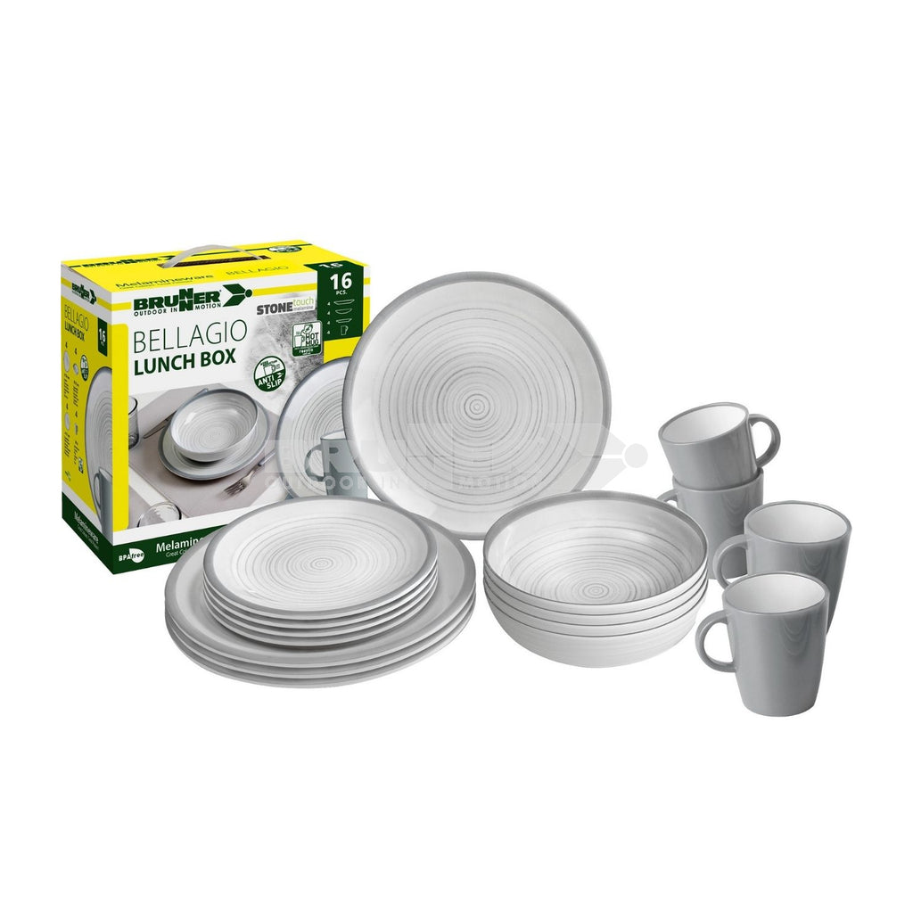 Brunner Bellagio 16 Piece Lunch Box Melamine Set