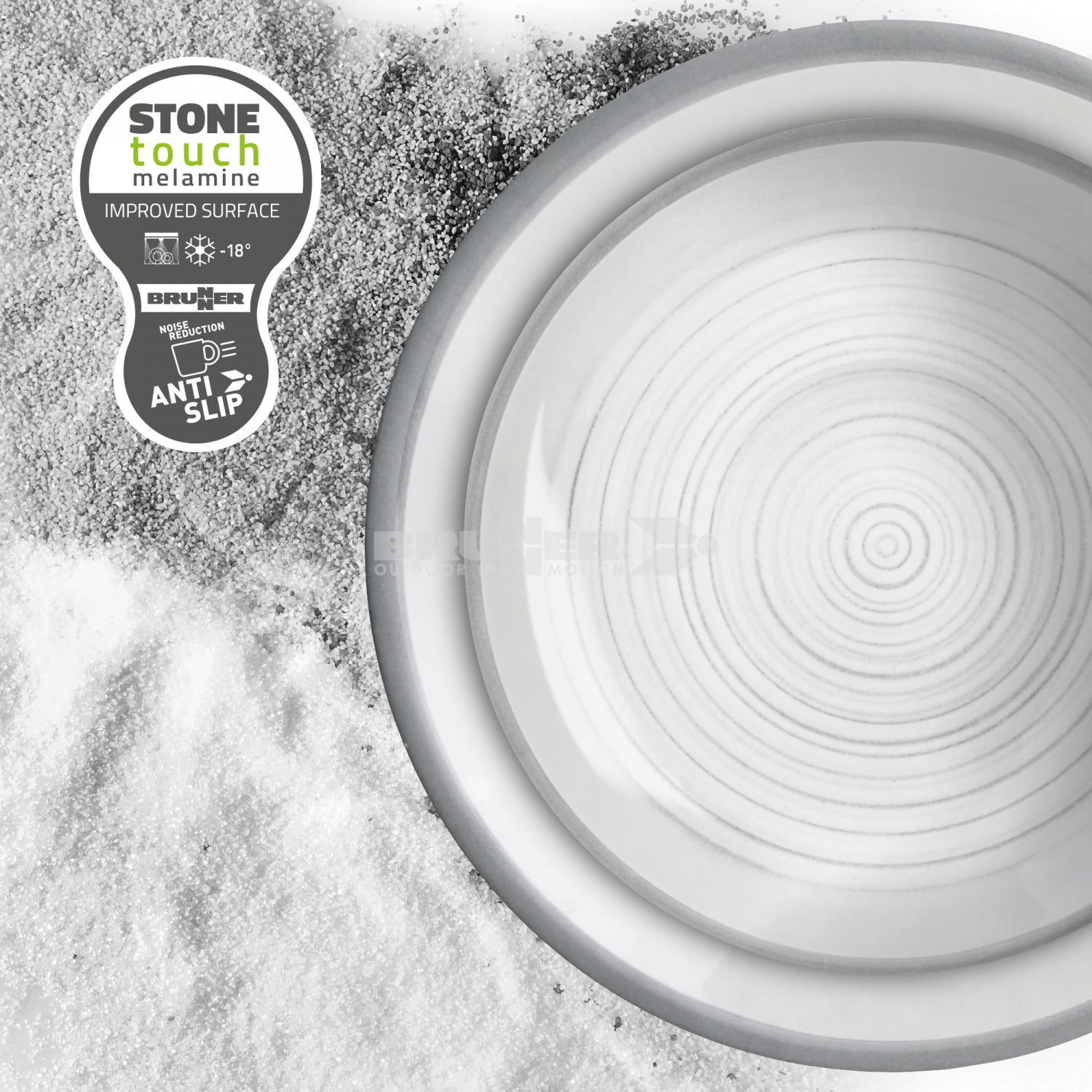 Brunner Bellagio 16 Piece Lunch Box Melamine Set