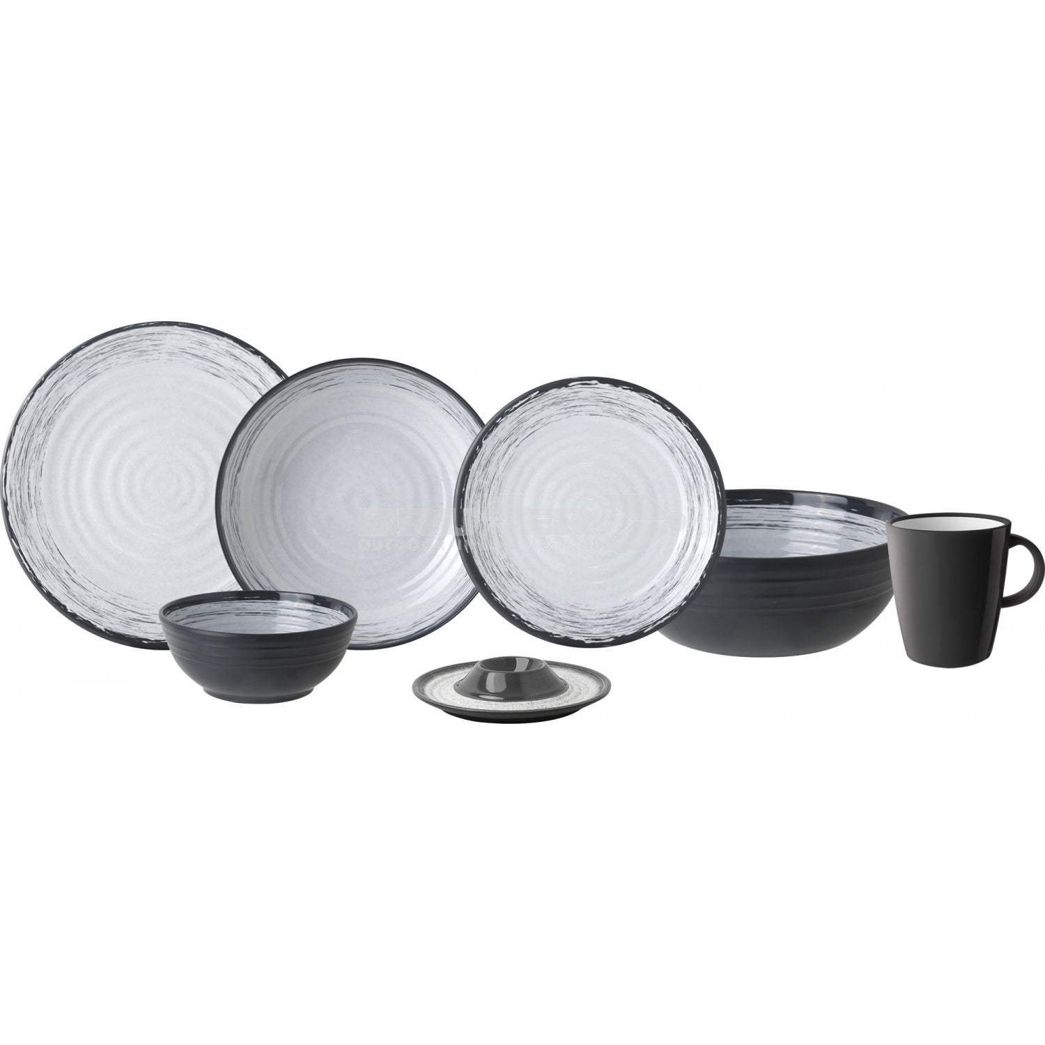 Brunner Granada Lunch Box Melamine Dinner Set