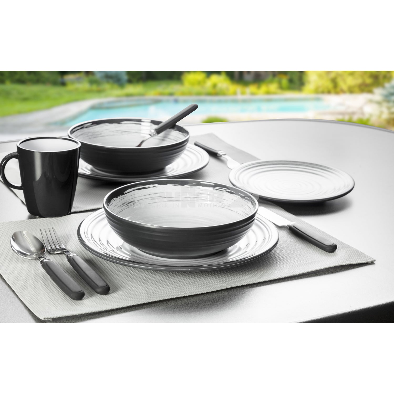 Brunner Granada Lunch Box Melamine Dinner Set