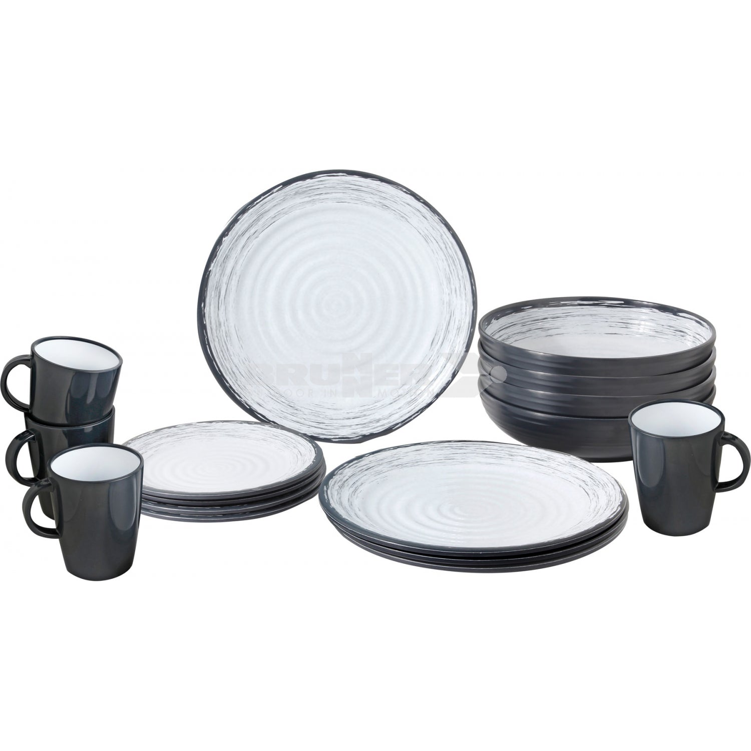 Brunner Granada Lunch Box Melamine Dinner Set