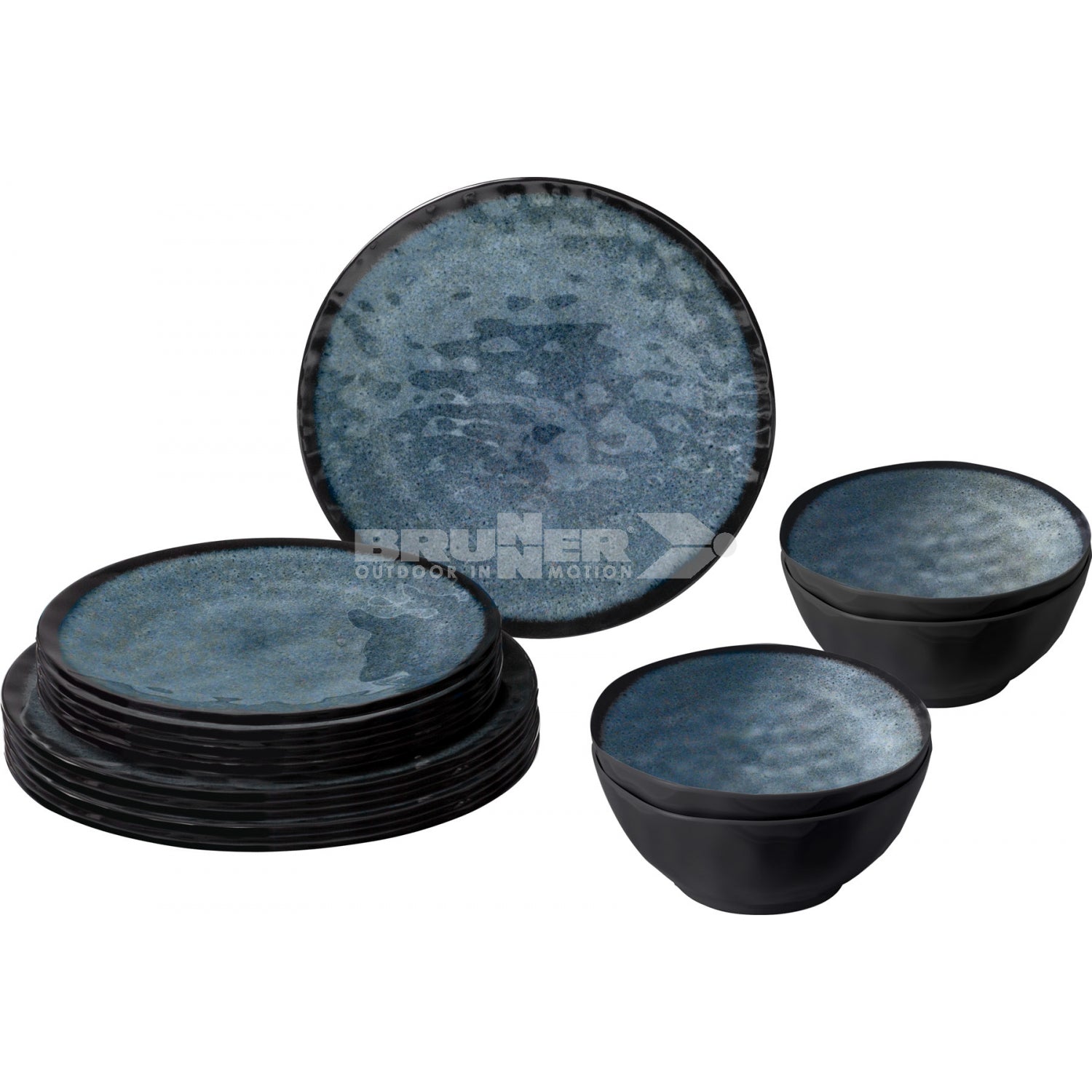 brunner venetian 12 piece melamine dinner set