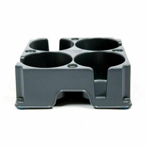 Muggi 4 Cup Holder/Drinks Tray Dark Grey