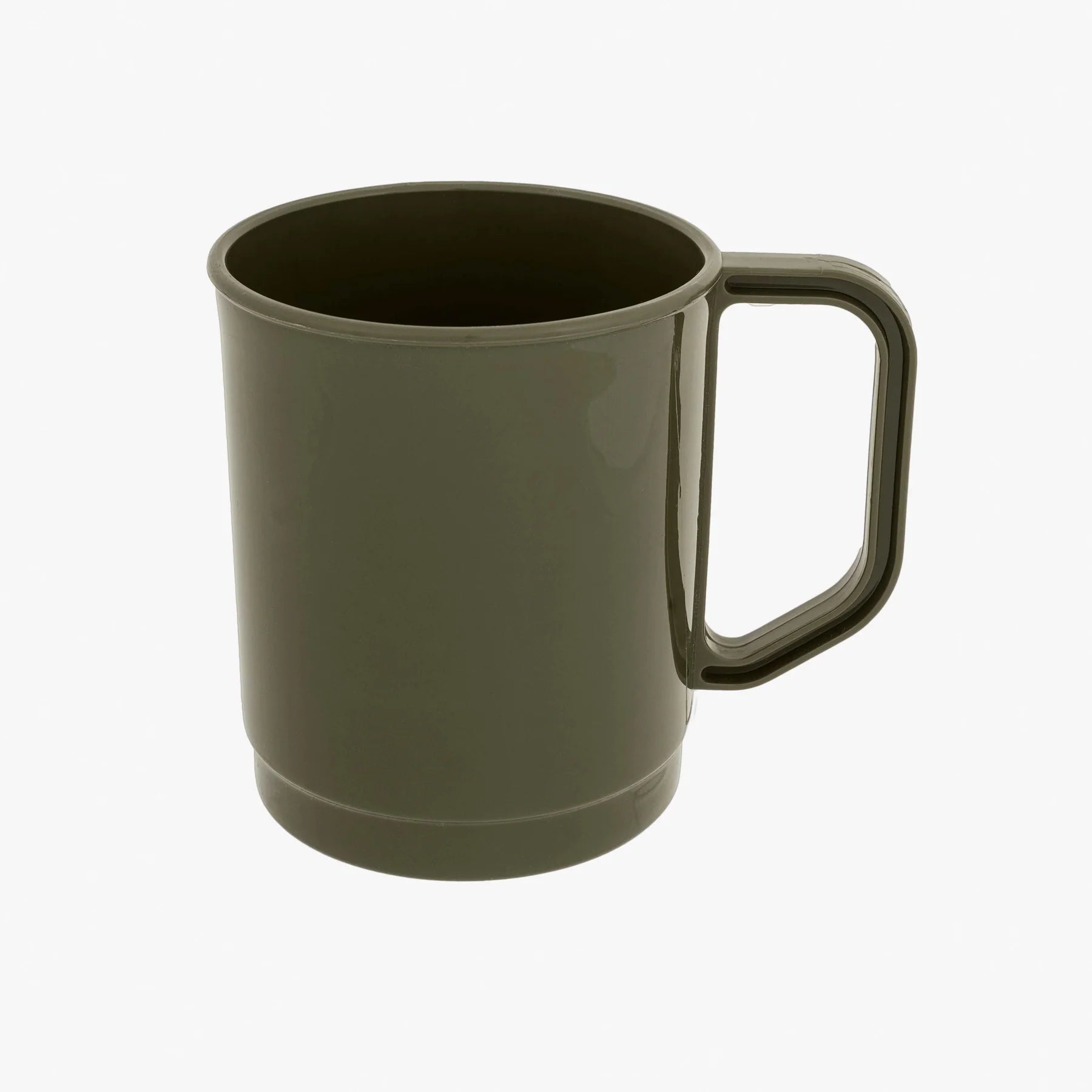 highlander plastic camping mug 275 ml olive green