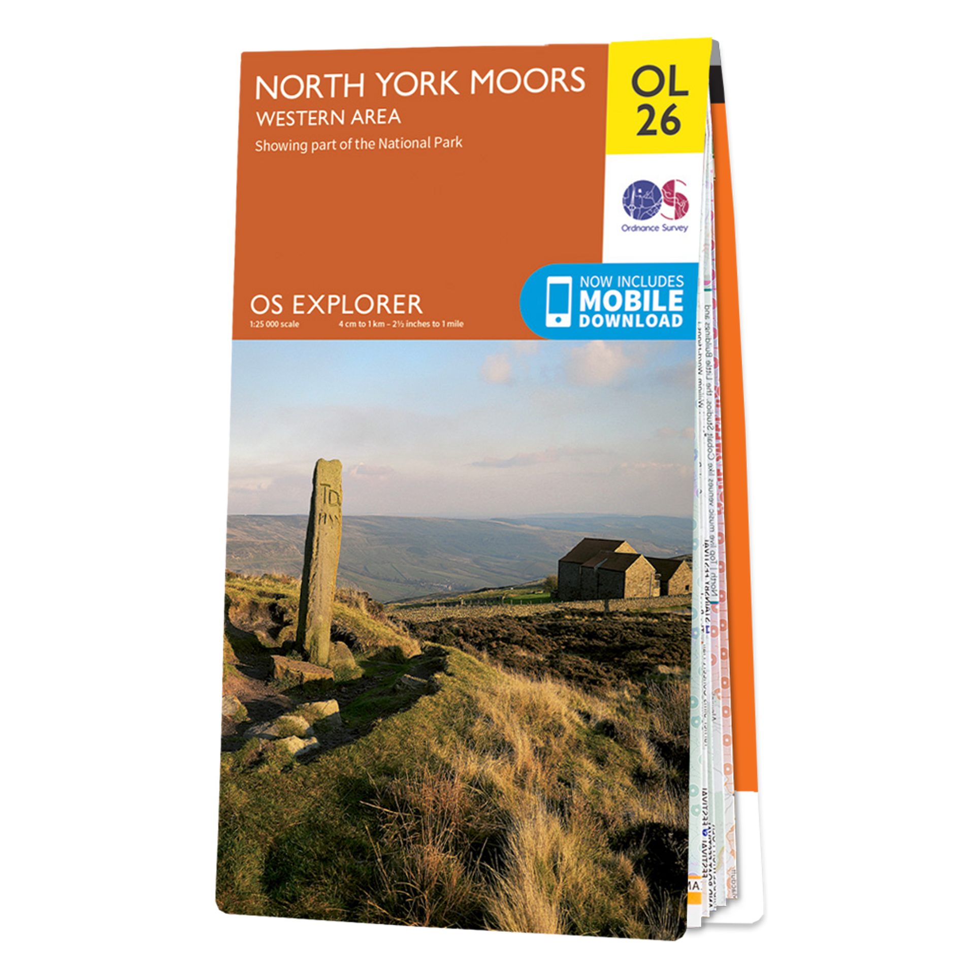 Ordnance Survey Explorer OL26 Map North York Moors