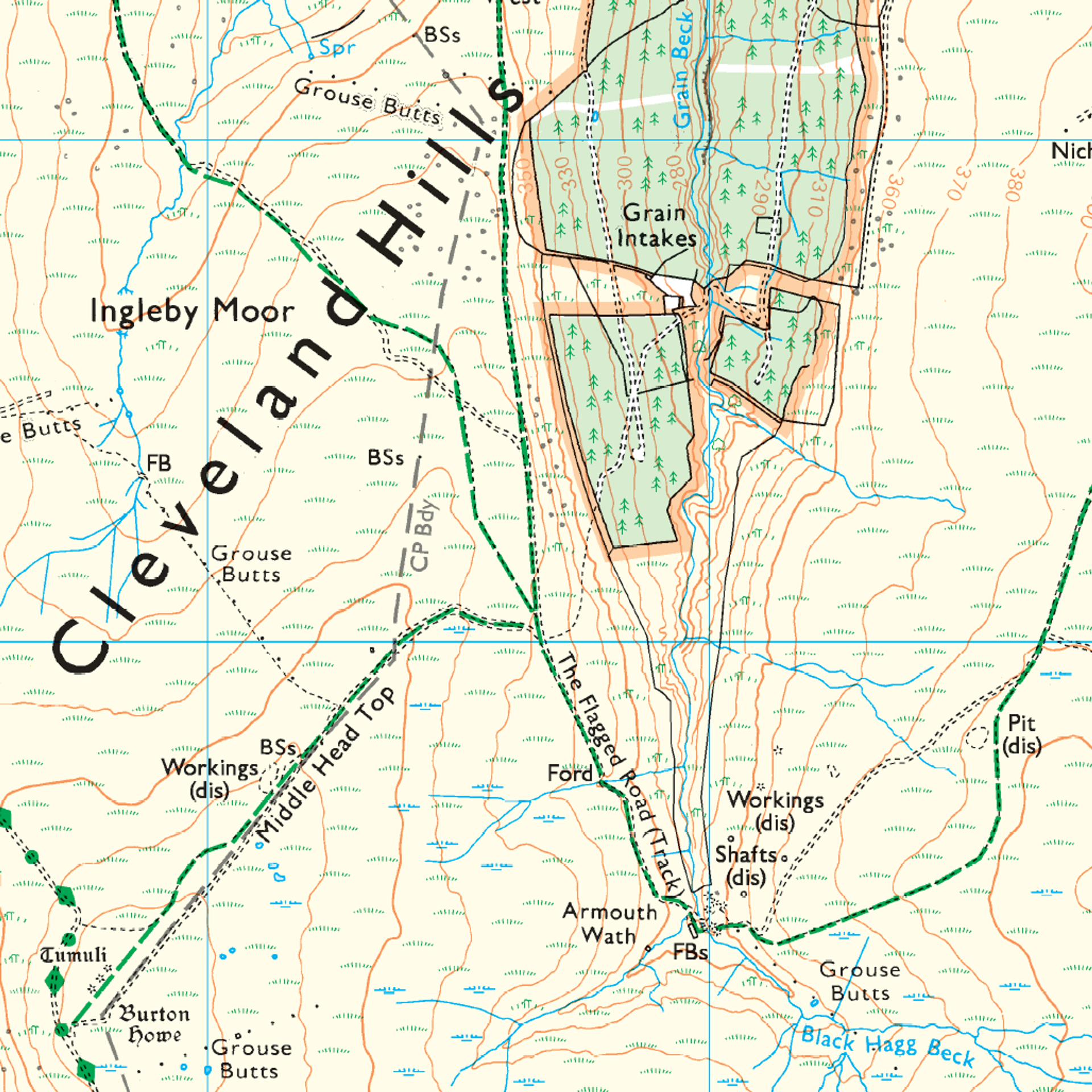 Ordnance Survey Explorer OL26 Map North York Moors