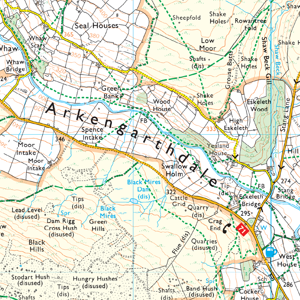 Ordnance Survey Explorer OL30 Map Yorkshire Dales Northern & Central Areas
