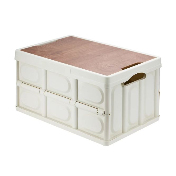 folding storage box and camping table