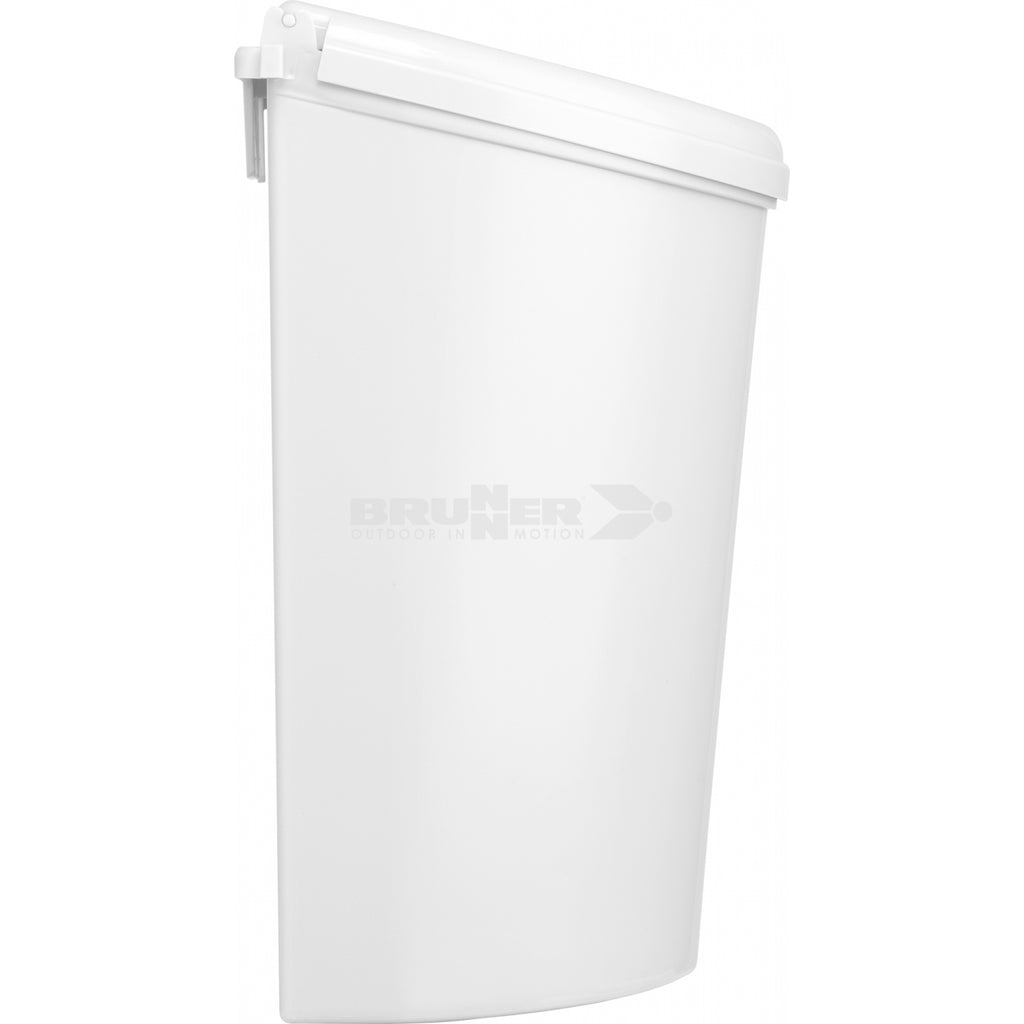 Brunner Pillar Caravan Waste Bin XL White