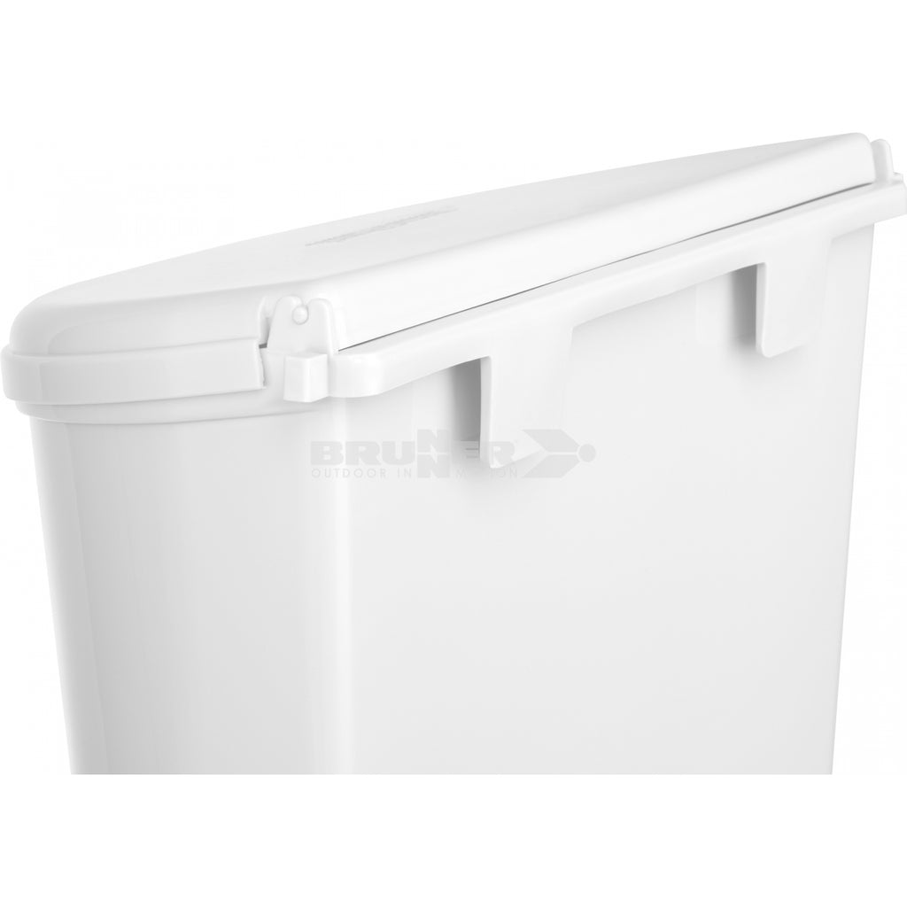 Brunner Pillar Caravan Waste Bin XL White