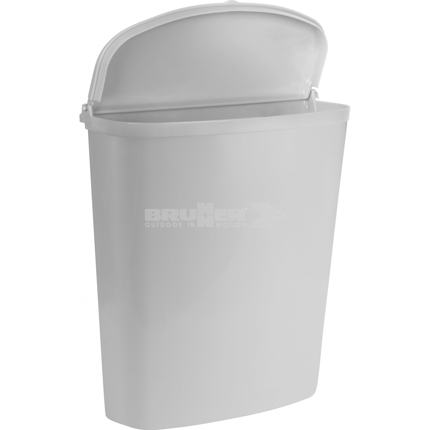 brunner pillar caravan waste bin grey