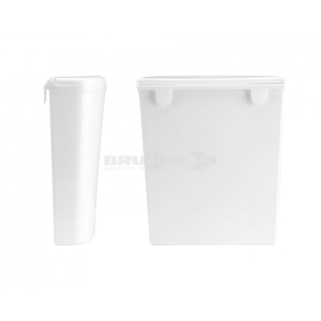 Brunner Pillar Caravan Waste Bin White