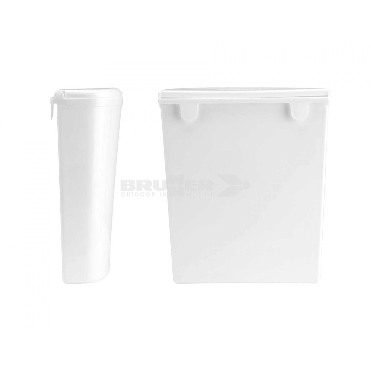 Brunner Pillar Caravan Waste Bin White