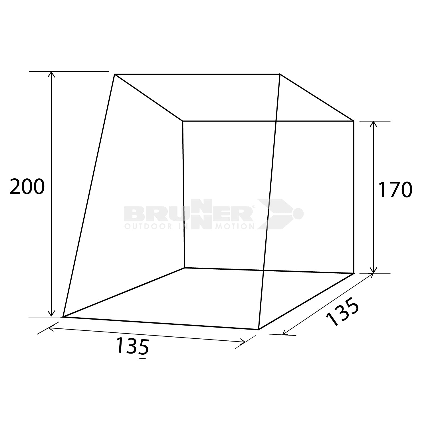 Brunner Pilote VW Caddy 4 Tailgate Awning