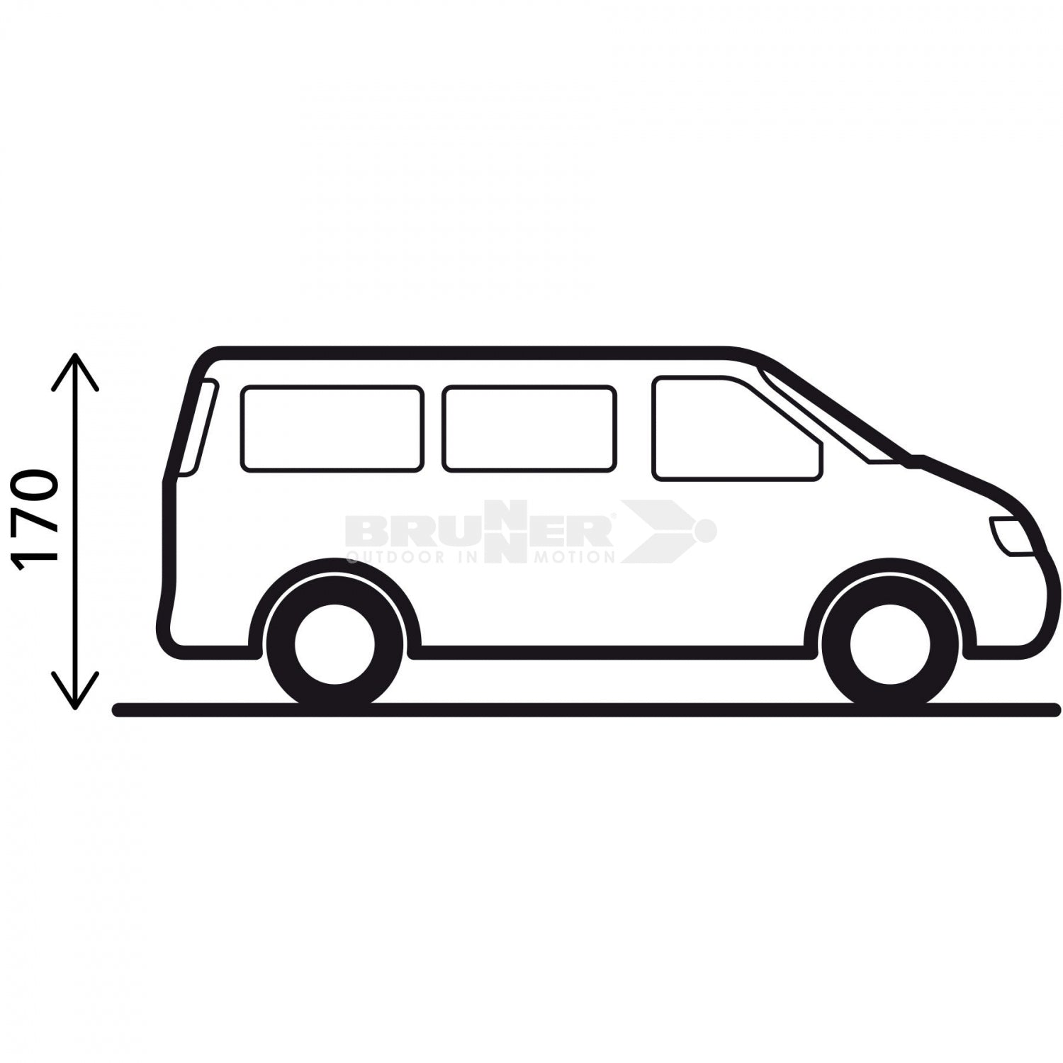 Brunner Pilote VW Caddy 5 Tailgate Awning