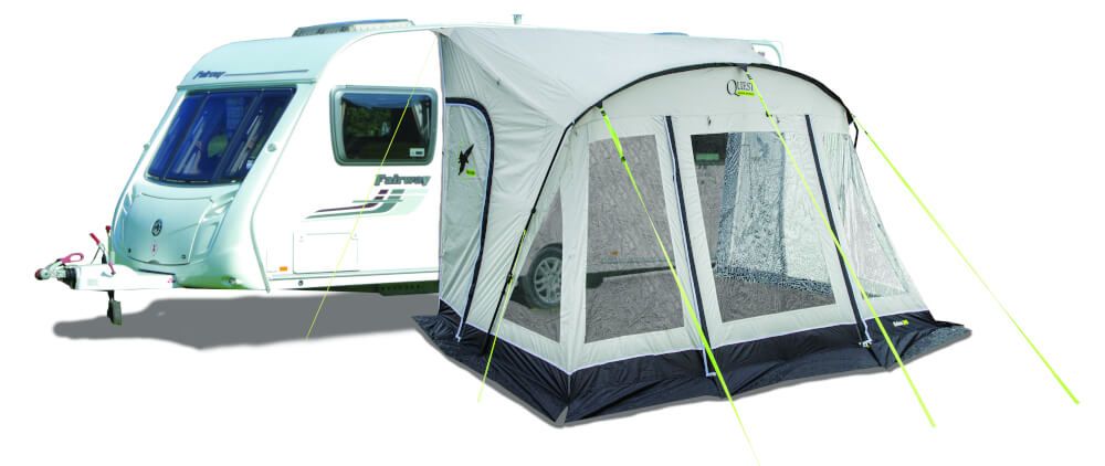 quest falcon 390 poled  caravan porch awning